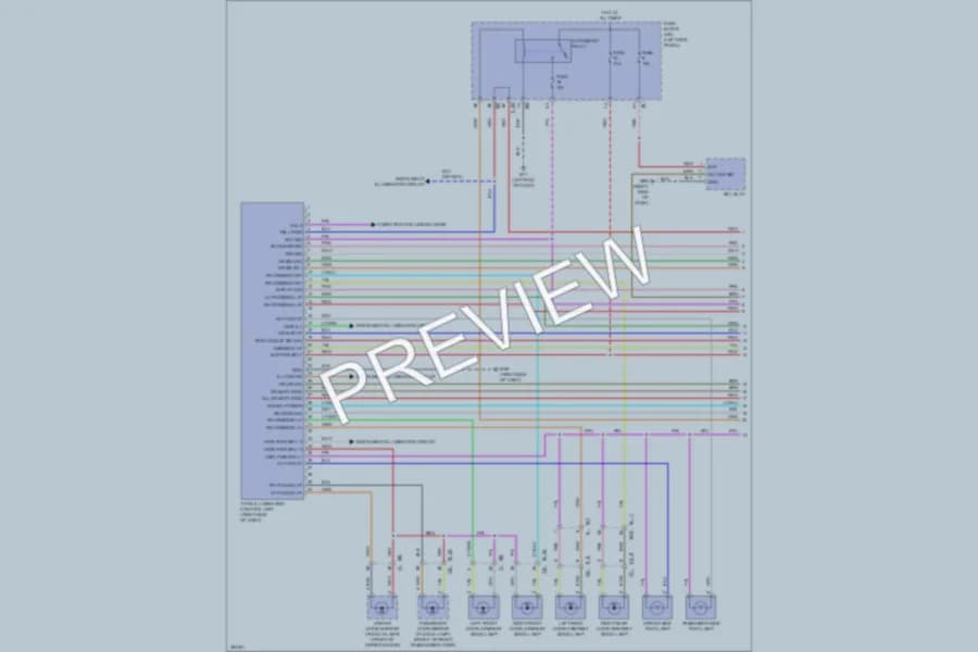 2011 Infiniti FX50 Interior Lights wiring diagram preview