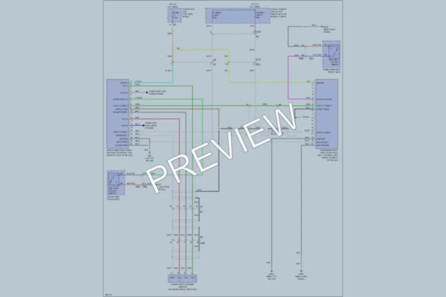 2011 Infiniti FX50 Passive Restraints wiring diagram preview