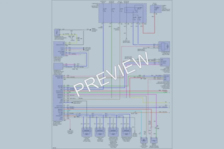 2011 Infiniti G25 Air Conditioning wiring diagram preview