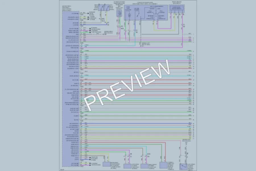 2011 Infiniti G25x Anti Theft wiring diagram preview