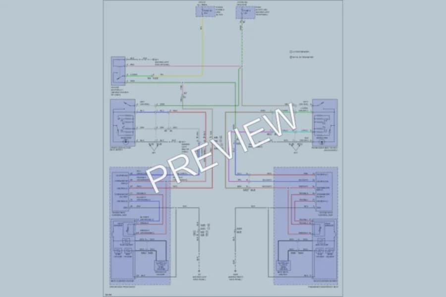 2011 Infiniti G25x Power Seats wiring diagram preview