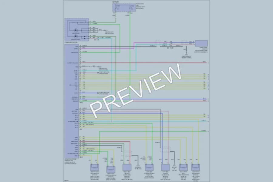 2011 Infiniti G25x Supplemental Restraints wiring diagram preview