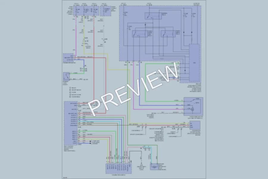 2011 Infiniti G25x Wiper Washer wiring diagram preview