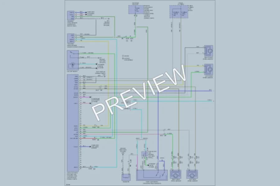 2011 Infiniti G37 Anti Lock Brakes wiring diagram preview