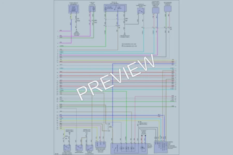 2011 Infiniti G37 Anti Theft wiring diagram preview