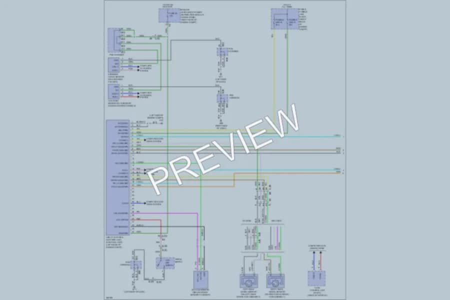 2011 Infiniti M37x Anti Lock Brakes wiring diagram preview