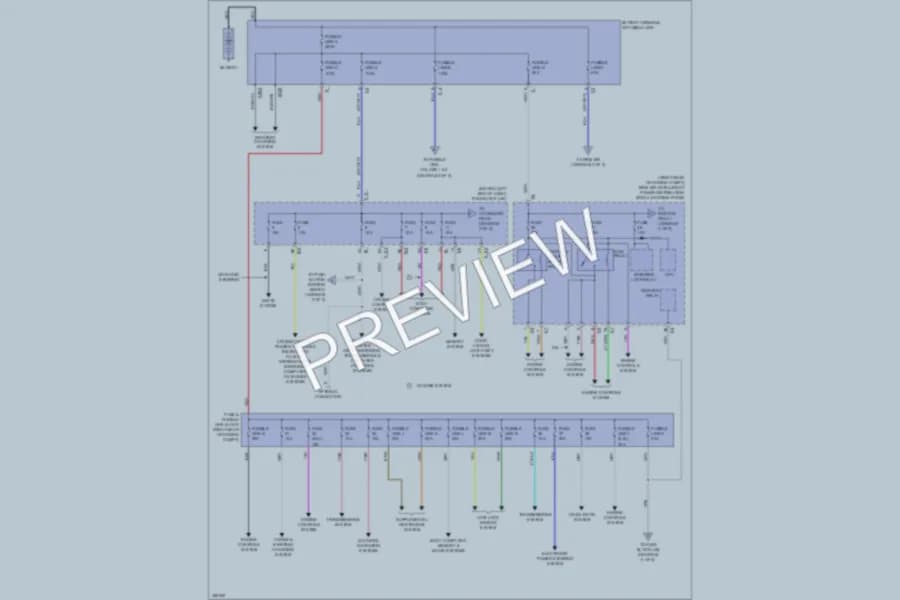 2011 Infiniti M37x Power Distribution wiring diagram preview