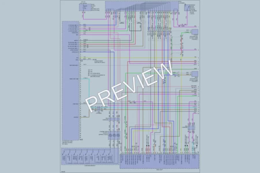 2011 Infiniti M37x Radio wiring diagram preview