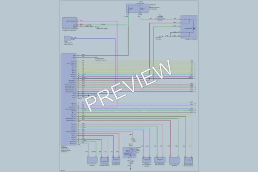2011 Infiniti M37x Supplemental Restraints wiring diagram preview