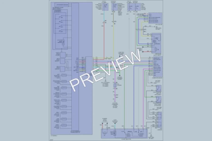2011 Infiniti M37x Transmission wiring diagram preview
