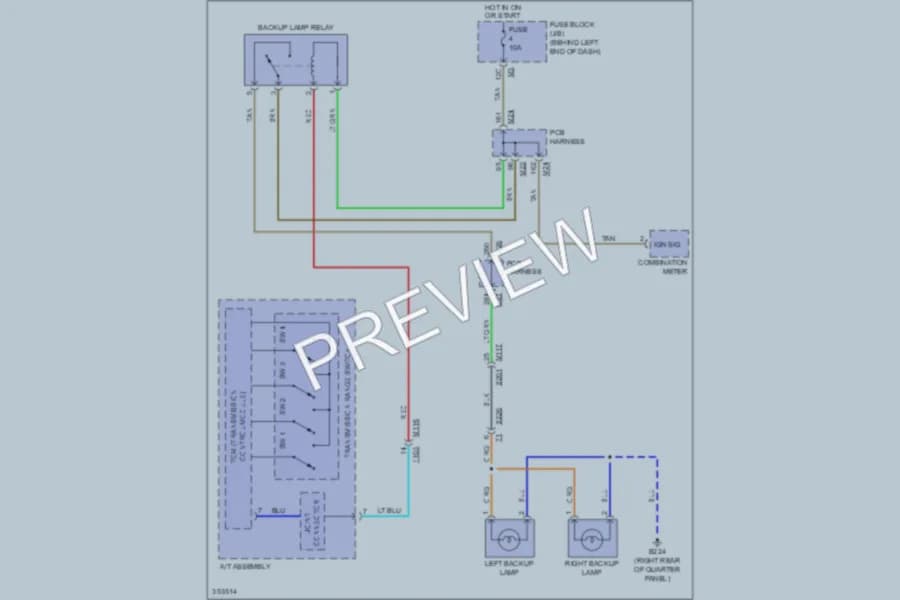 2011 Infiniti M56 Exterior Lights wiring diagram preview