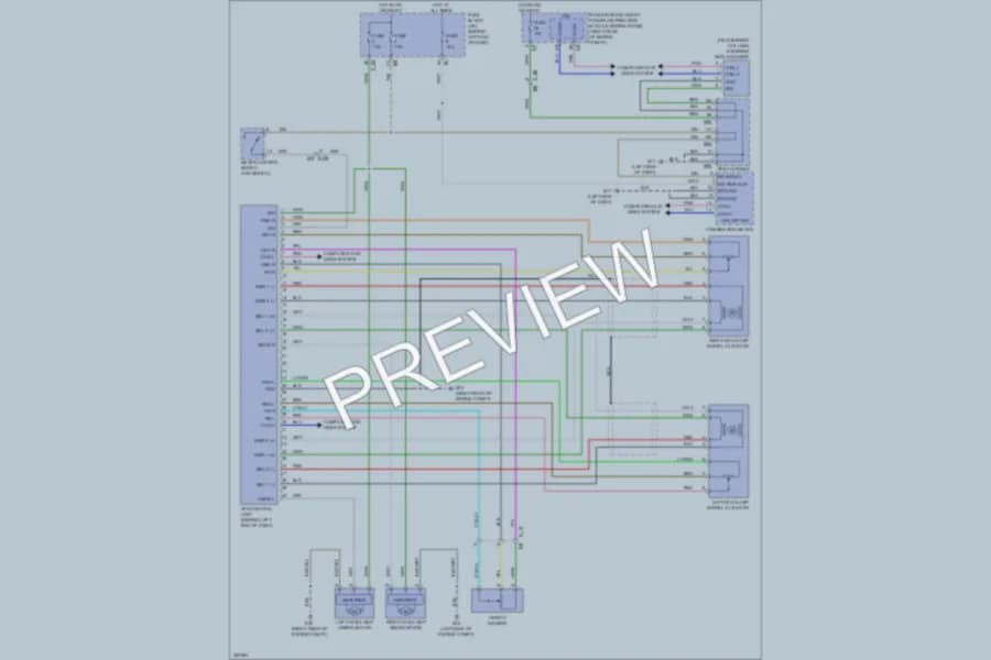 2011 Infiniti M56 Headlights wiring diagram preview
