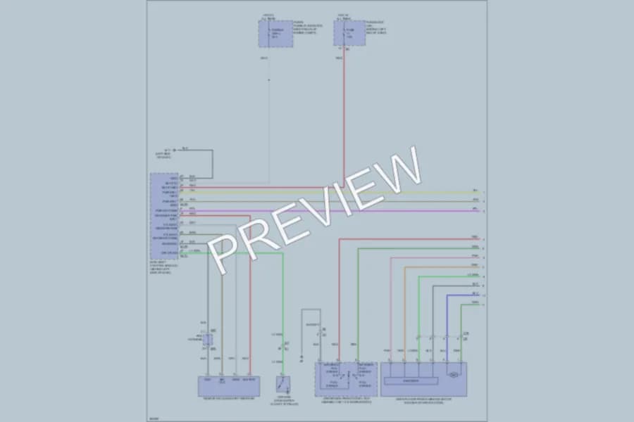 2011 Infiniti M56 Power Windows wiring diagram preview