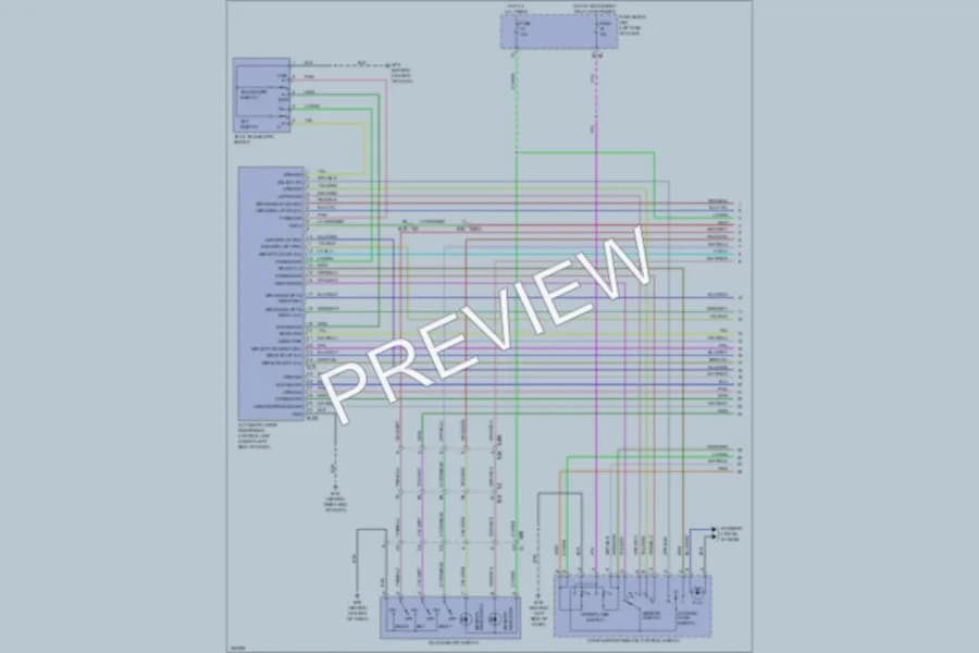 2011 Infiniti QX56 Memory Systems wiring diagram preview