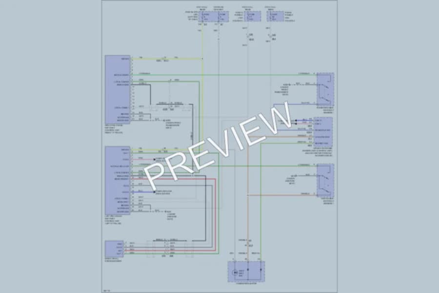2011 Infiniti QX56 Passive Restraints wiring diagram preview