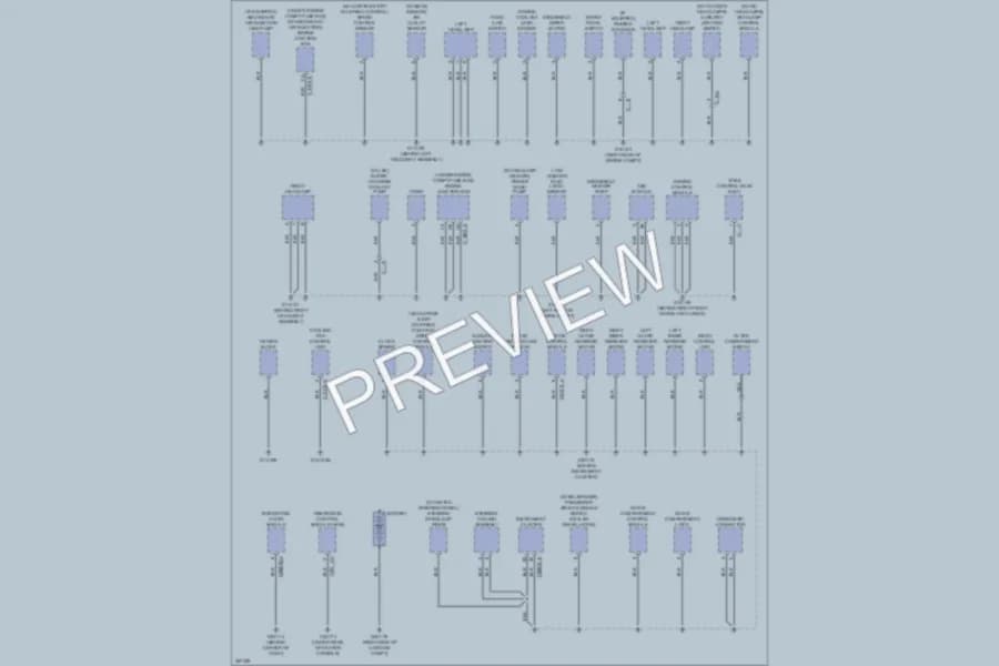 2011 Jaguar XF Ground Distribution wiring diagram preview