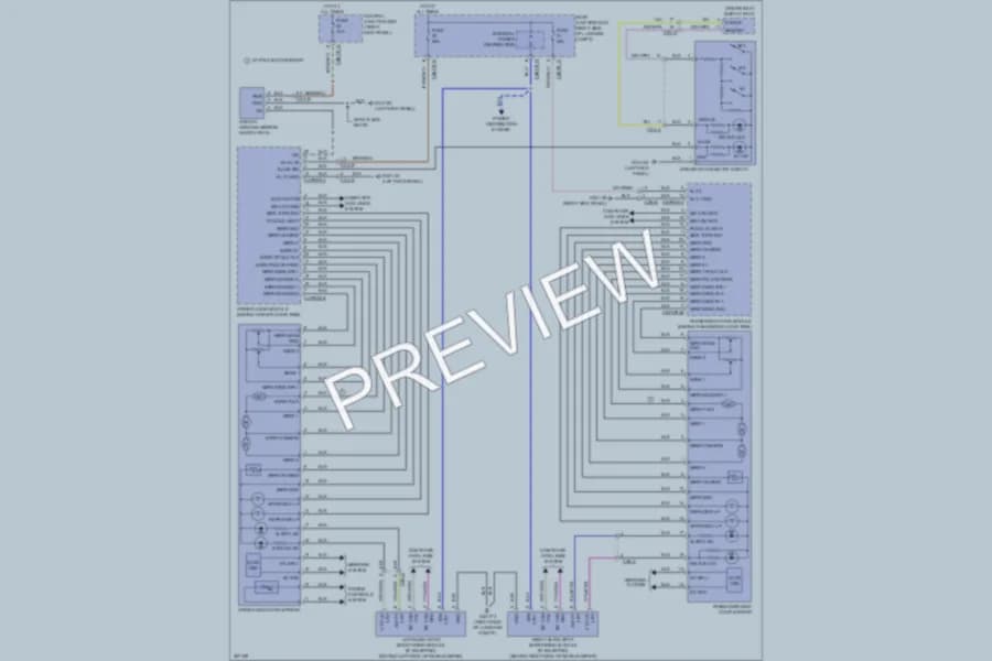 2011 Jaguar XFR Memory Systems wiring diagram preview