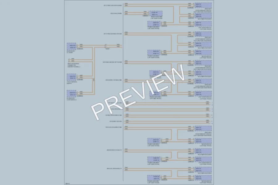 2011 Jaguar XJ Computer Data Lines wiring diagram preview