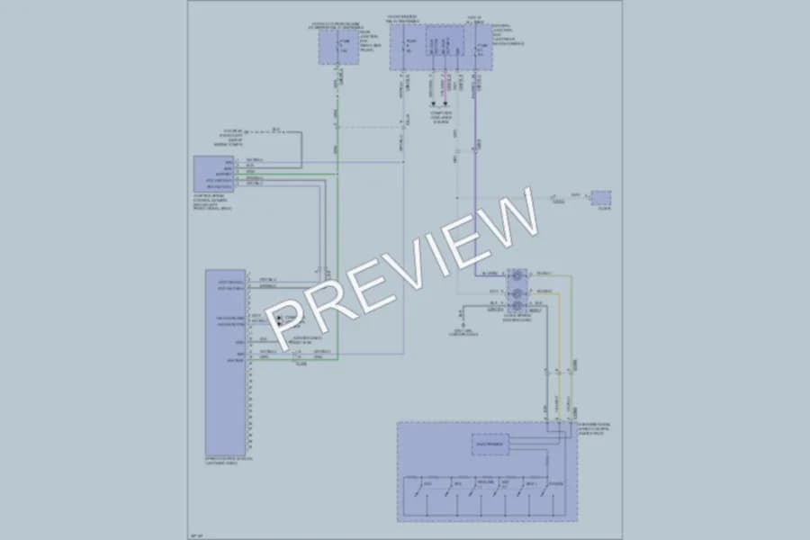 2011 Jaguar XJ Cruise Control wiring diagram preview