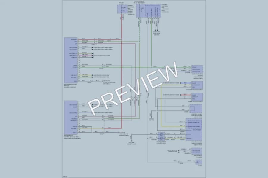 2011 Jaguar XJ Transmission wiring diagram preview