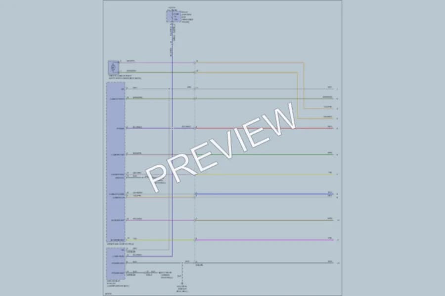 2011 Jaguar XJL Power Seats wiring diagram preview