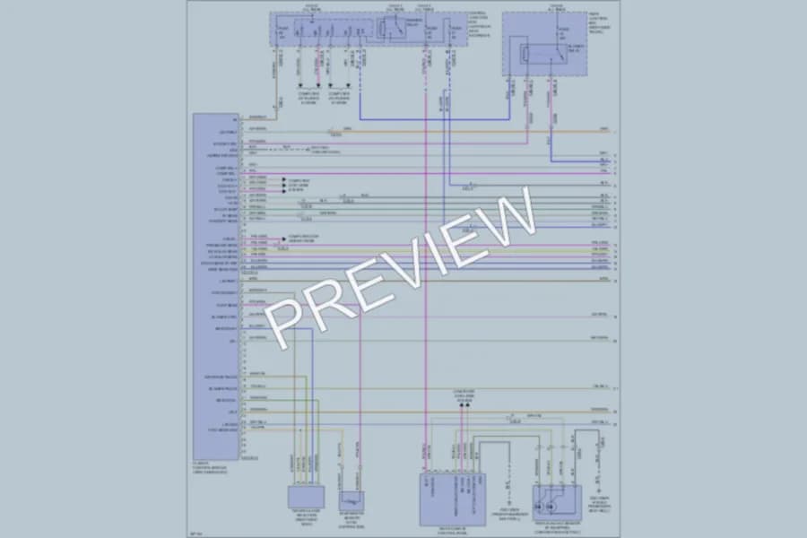 2011 Jaguar XJLSupersport Air Conditioning wiring diagram preview