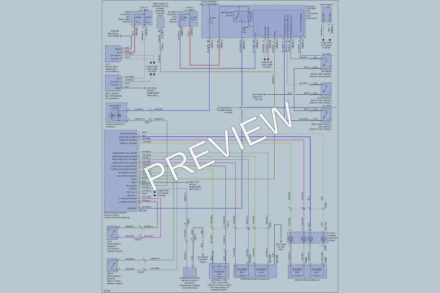 2011 Jaguar XJLSupersport Supplemental Restraints wiring diagram preview