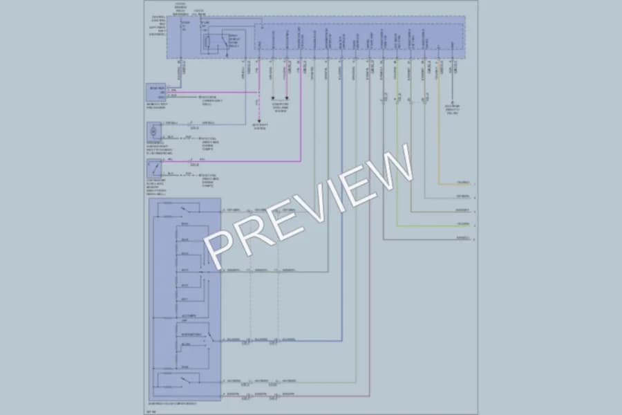 2011 Jaguar XJLSupersport Wiper Washer wiring diagram preview