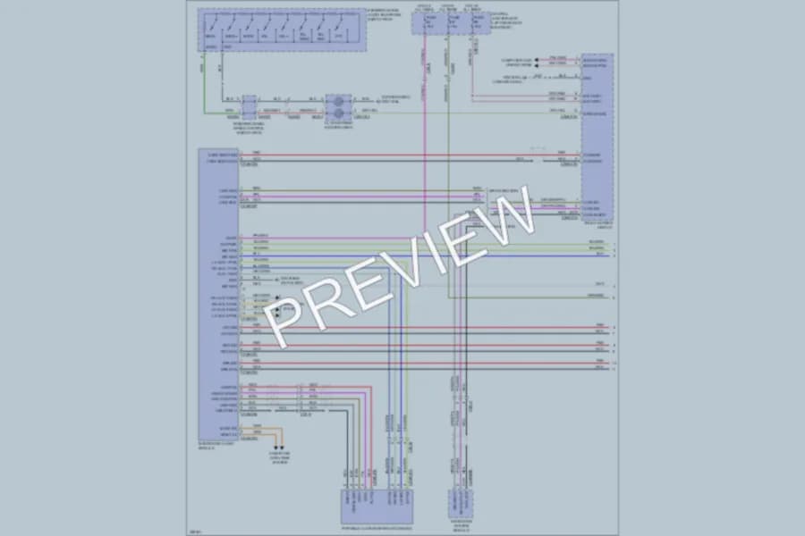 2011 Jaguar XJSupercharged Radio wiring diagram preview