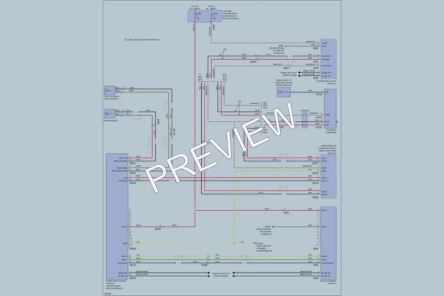2011 Jaguar XK Navigation wiring diagram preview