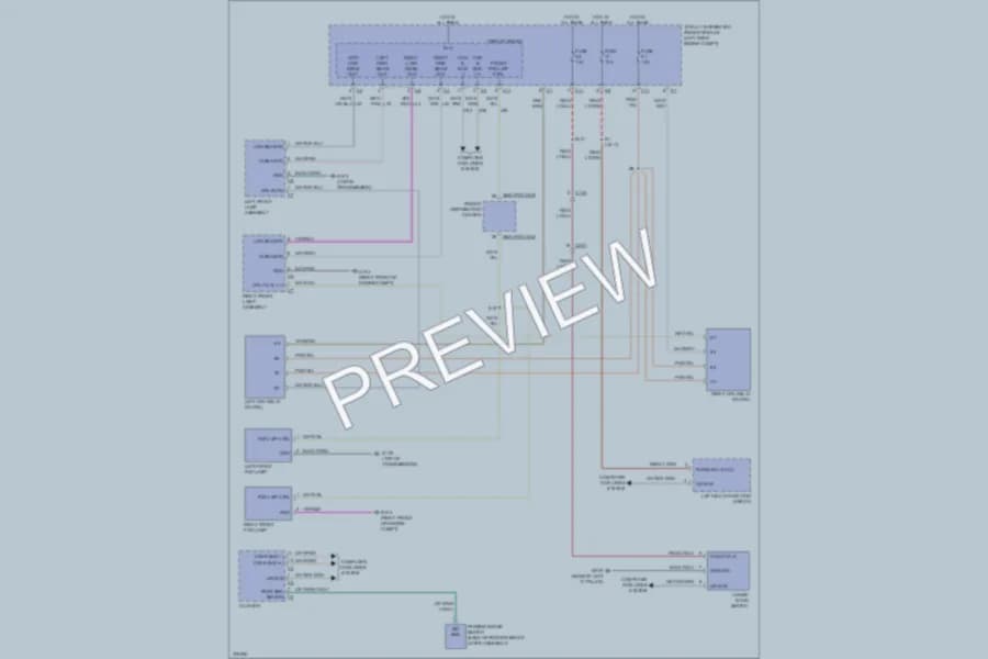2011 Jeep Compass Headlights wiring diagram preview