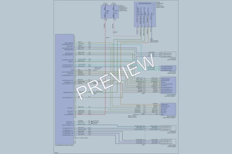 2011 Jeep GrandCherokee Electronic Suspension wiring diagram preview