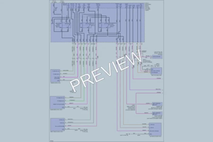 2011 Jeep GrandCherokee Power Door Locks wiring diagram preview