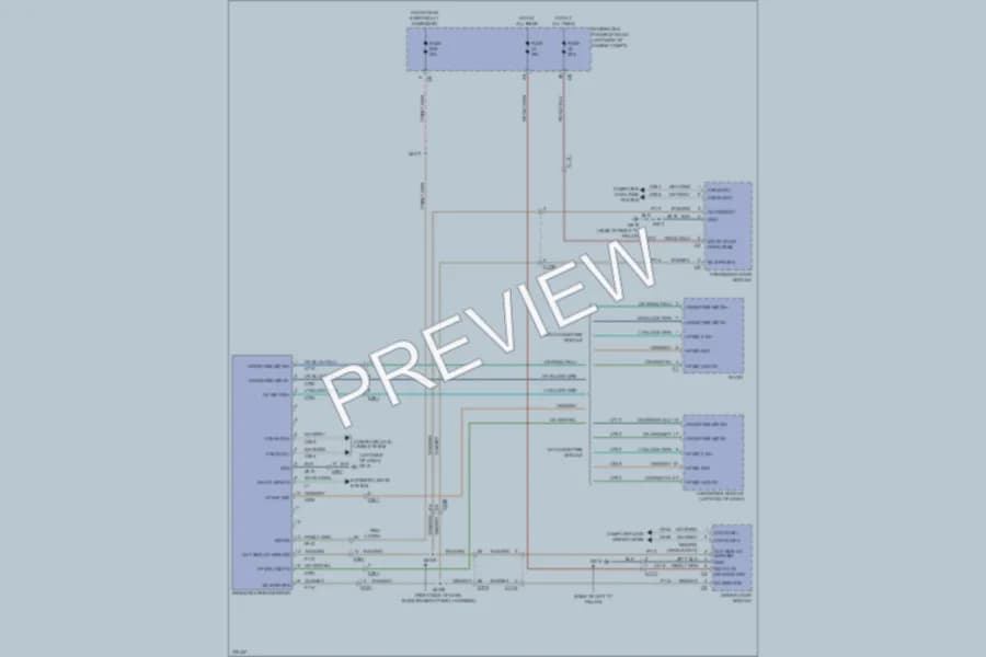2011 Jeep GrandCherokee Power Mirrors wiring diagram preview