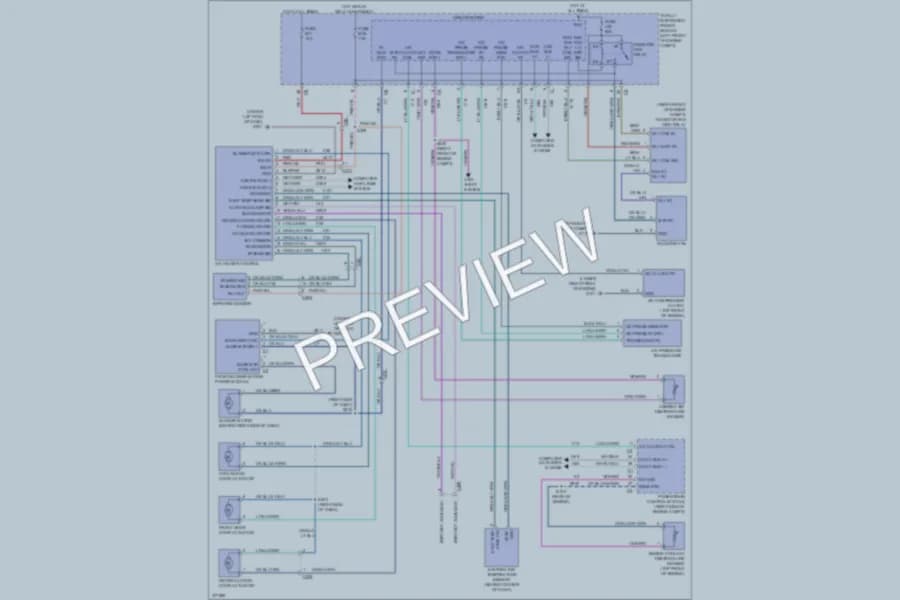 2011 Jeep Liberty Air Conditioning wiring diagram preview