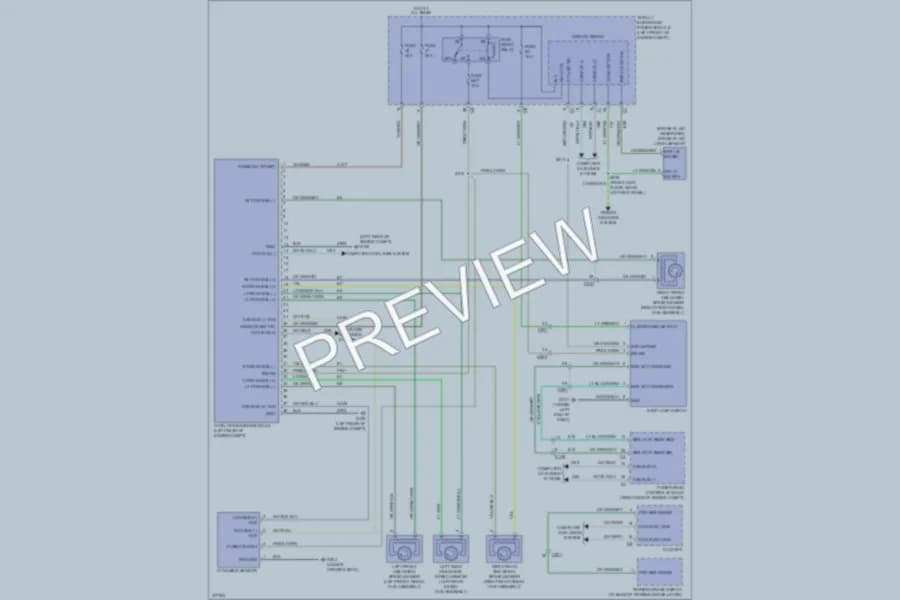 2011 Jeep Liberty Anti Lock Brakes wiring diagram preview