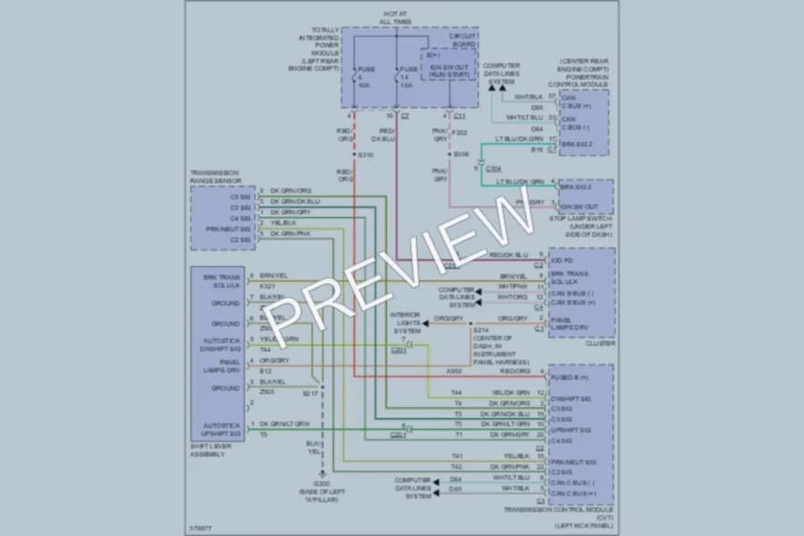 2011 Jeep Patriot Shift Interlock wiring diagram preview