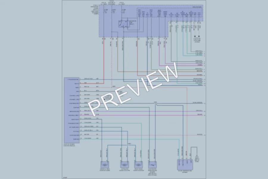 2011 Jeep Wrangler Air Conditioning wiring diagram preview