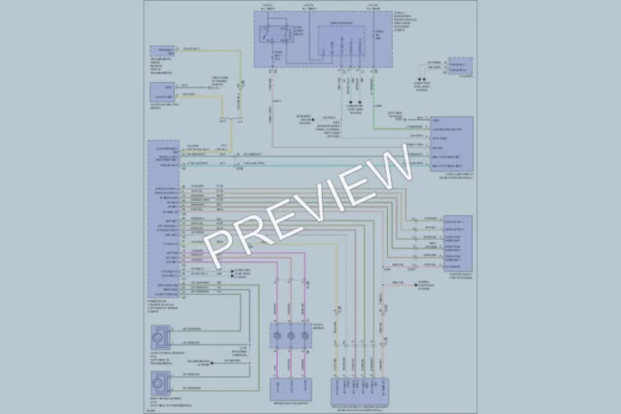 2011 Jeep Wrangler Cruise Control wiring diagram preview