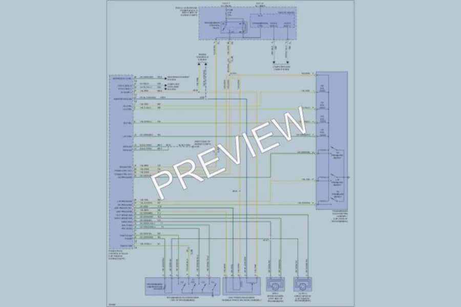2011 Jeep Wrangler Transmission wiring diagram preview
