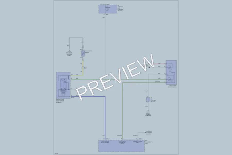 2011 Kia Forte Defoggers wiring diagram preview