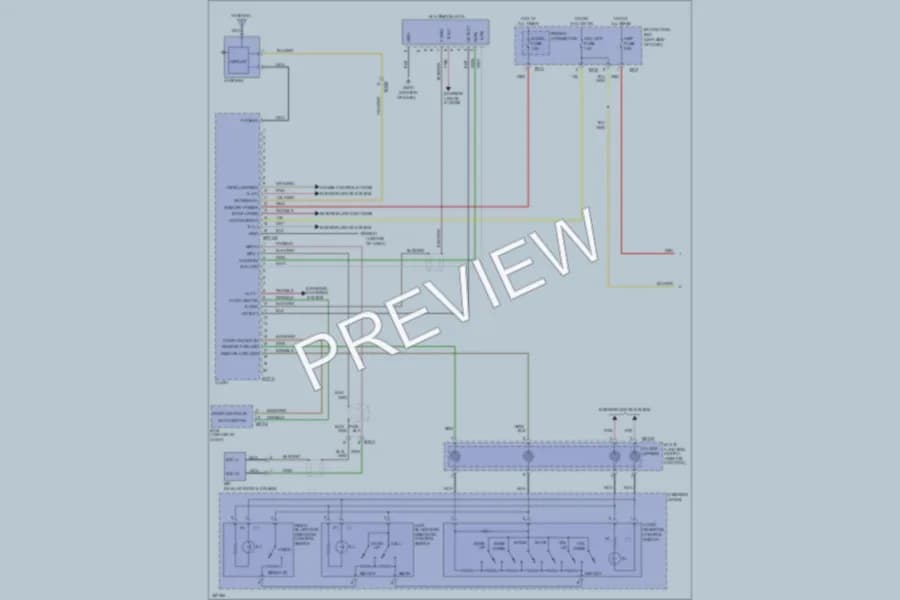 2011 Kia Forte Radio wiring diagram preview