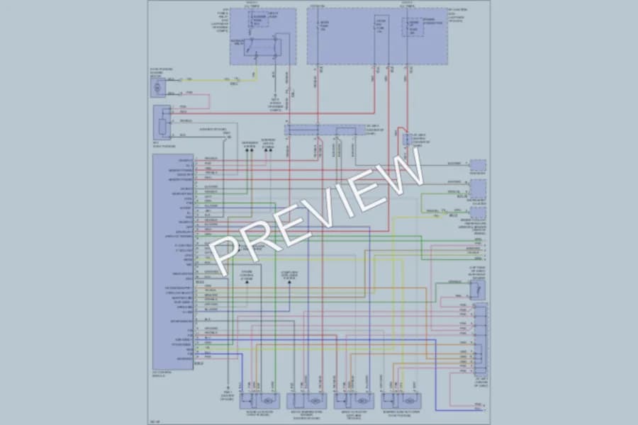 2011 Kia ForteKoup Air Conditioning wiring diagram preview