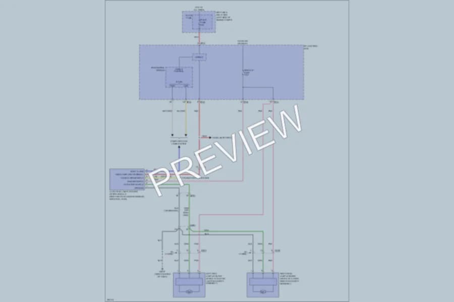 2011 Kia Optima Headlights wiring diagram preview