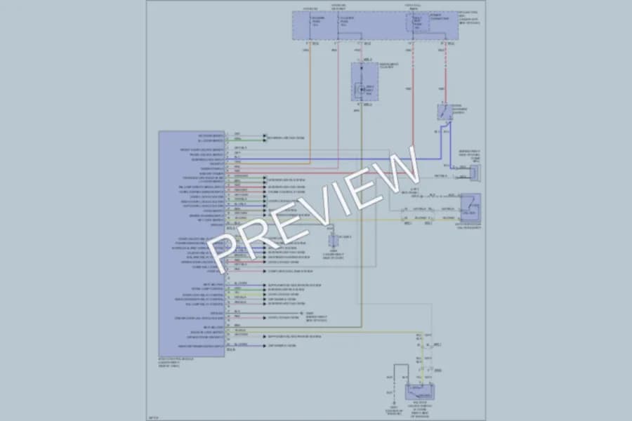 2011 Kia Rio Body Control Modules wiring diagram preview