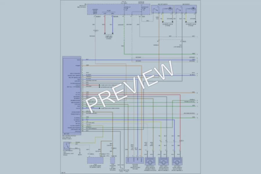 2011 Kia Sorento Anti Lock Brakes wiring diagram preview