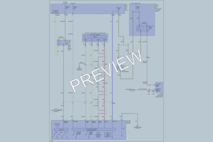 2011 Kia Sorento Power Mirrors wiring diagram preview