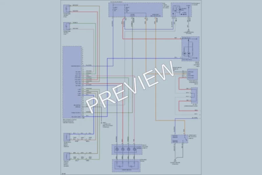 2011 Kia Sorento Supplemental Restraints wiring diagram preview