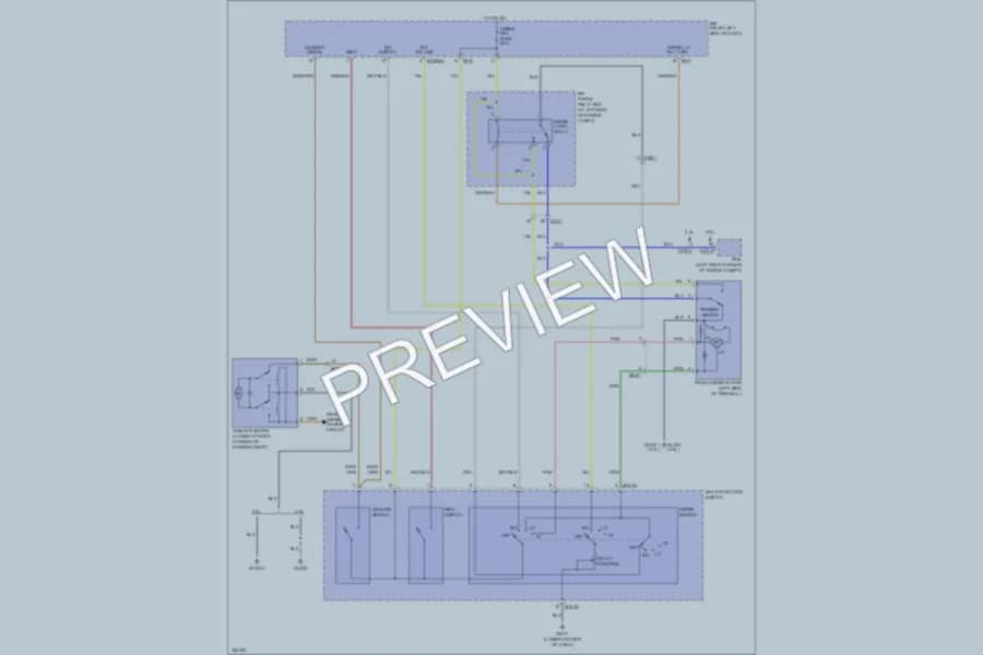 2011 Kia Sorento Wiper Washer wiring diagram preview