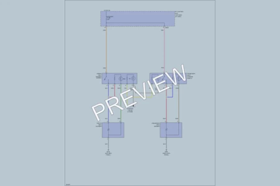 2011 Kia Soul Power Seats wiring diagram preview